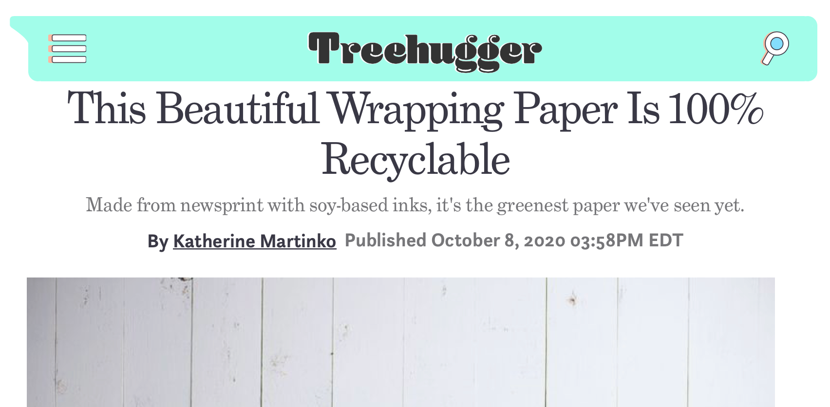 Wrappily on Trehugger.com