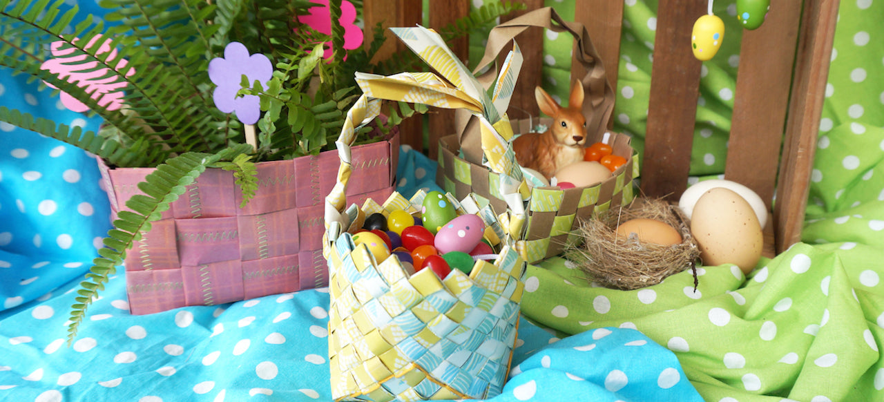 DIY Upcycled Easter Baskets