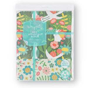 Enchanted Garden - Double-sided Eco Wrapping Paper for Everyday Gifting