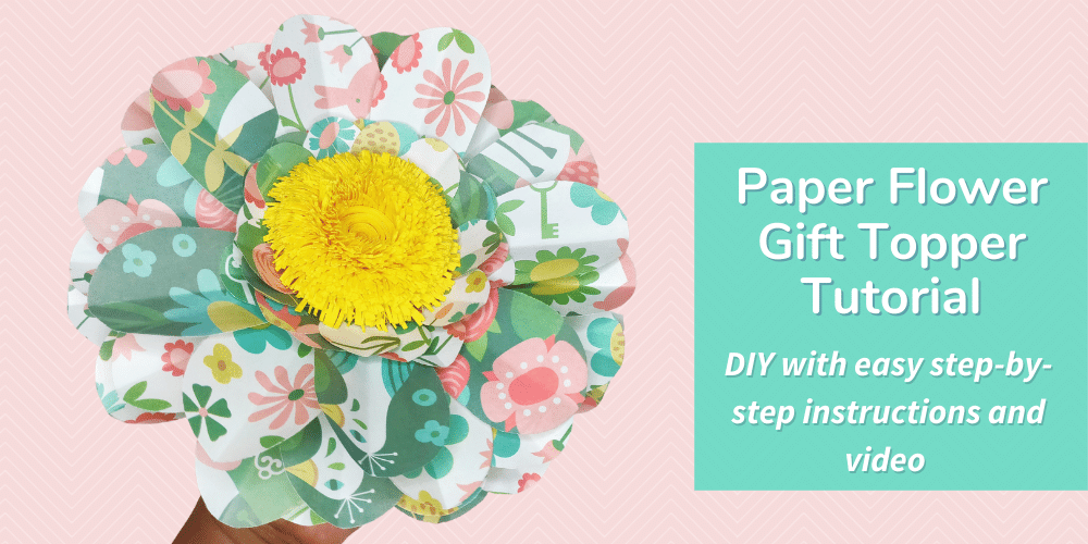 Make This Reusable Paper Flower For Gift Toppers, Bouquets & More (Daisy Style)