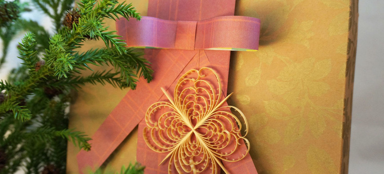 Eco Gift Wrap Tip: Turn Scraps Into Paper Ribbons
