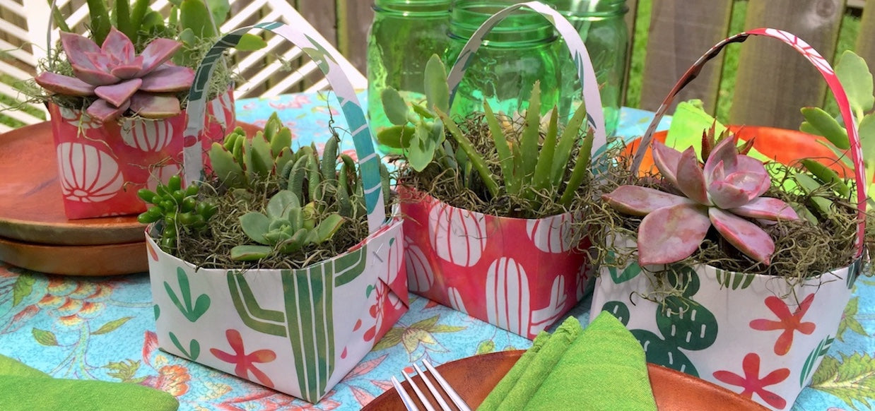 Versatile DIY Paper Basket For Gifts & More