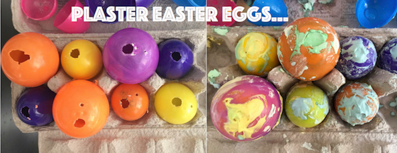 Make These And Reusable Plaster Easter Eggs Wrappily