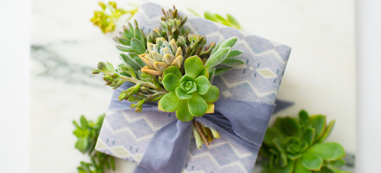 Gift Wrapping Inspiration: Fresh From The Garden