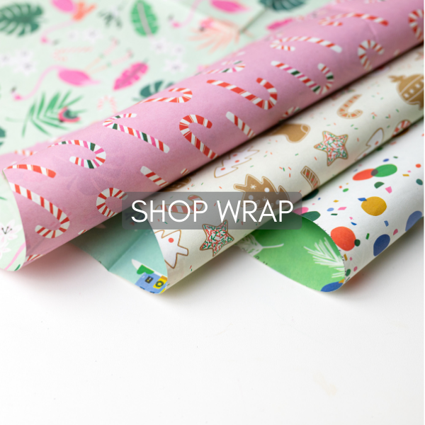 Yellow Botanical Christmas Gift Wrapping Paper Set Recyclable Eco Friendly  Gift Wrap Sheets 