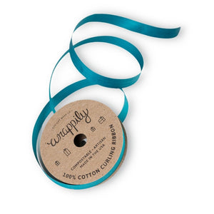 Teal - Cotton Curling Ribbon - Wrappily