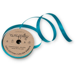 Teal - Cotton Curling Ribbon