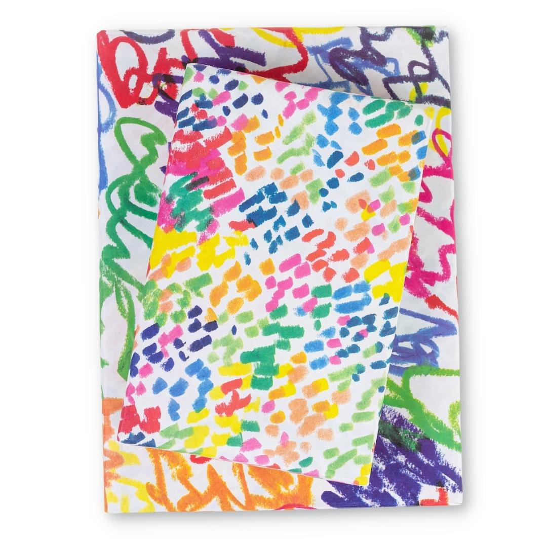 Funfetti/ Squiggles - Double-sided Eco Wrapping Paper for Everyday Gifting