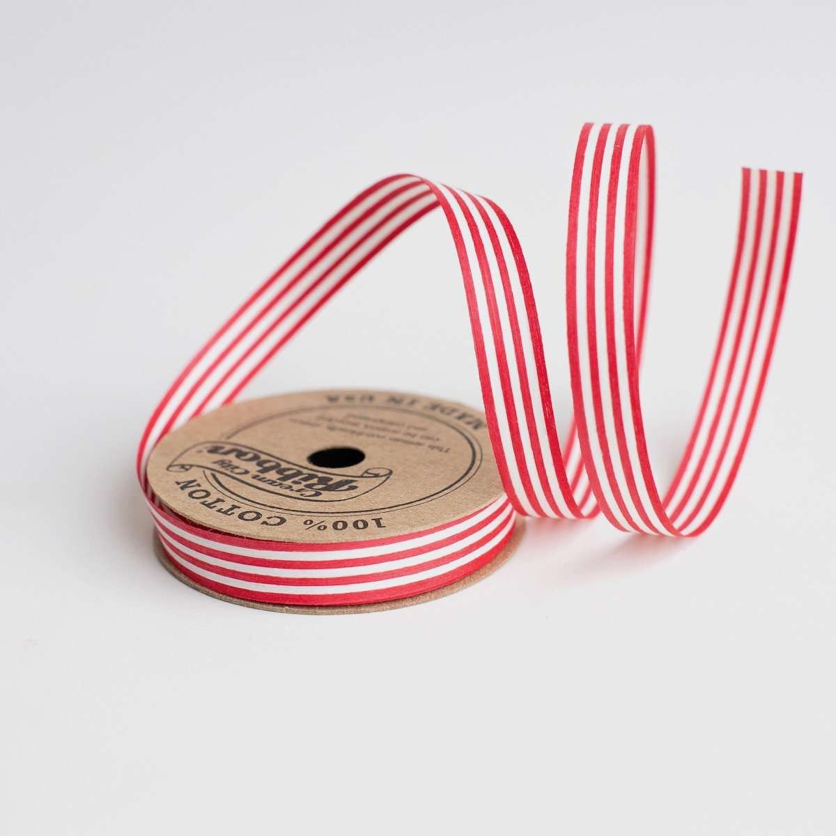 Colors of Christmas Natural Cotton Curling Ribbon Bundle, 5 Spools -  Wrappily