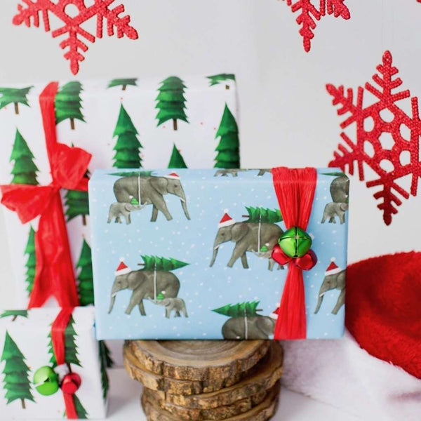 Winter Yeti Gift Wrap, 2 Jumbo Rolls – Allport Editions