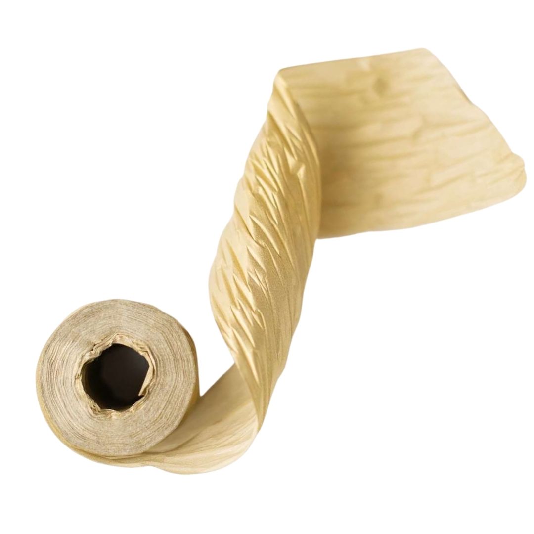Berwick 9090915 Bella Terra Metallic Paper Craft Ribbon, 1-1/2-Inch Wide by 25-Yard Spool, Gold