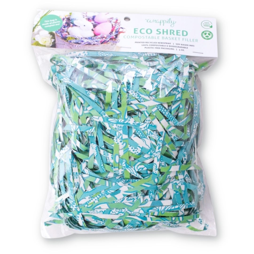 Wrappily Eco Gift Wrap Co. Shred, Yellow 4 oz Bag