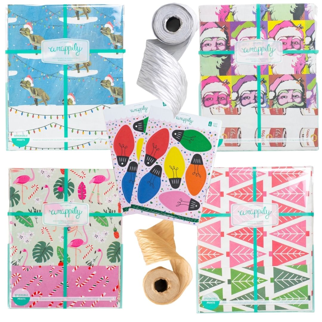 Kids Christmas Fun - Complete Eco Gift Wrap Bundle