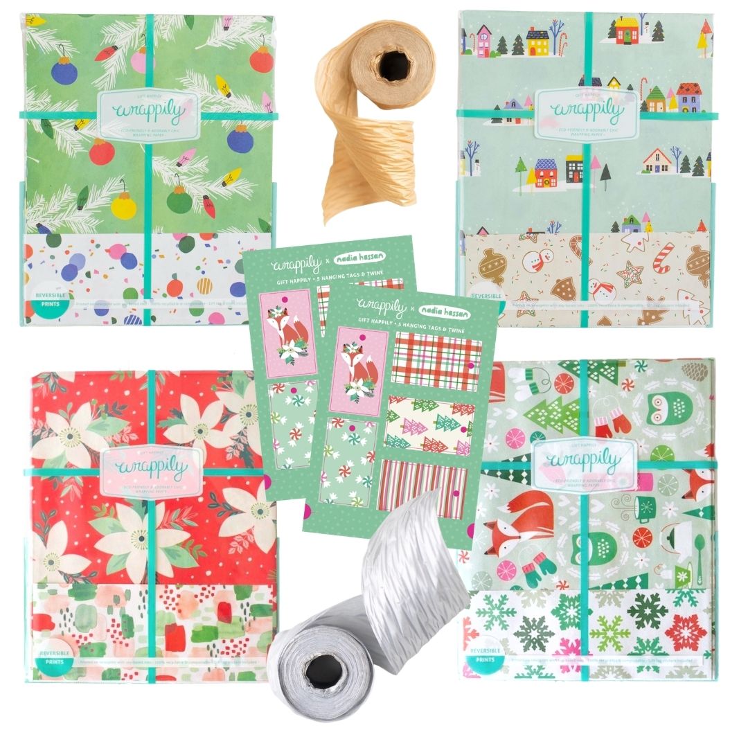 Festive Holidays by Nadia - Complete Eco Gift Wrap Bundle