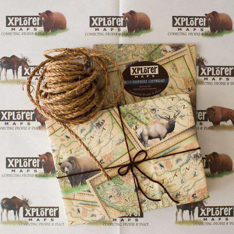 Xplorer Maps - Private Label Gift Wrap