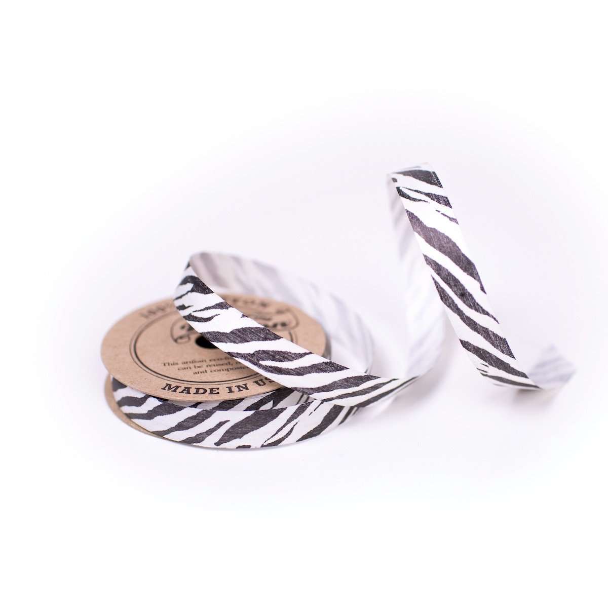 Zebra - Cotton Curling Ribbon