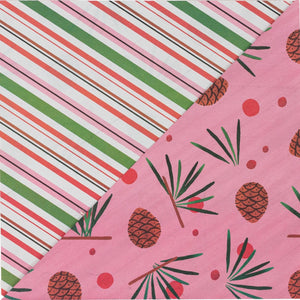 Wrapping Paper: Pink Candy Stripe gift Wrap, Birthday, Holiday, Christmas -   Israel