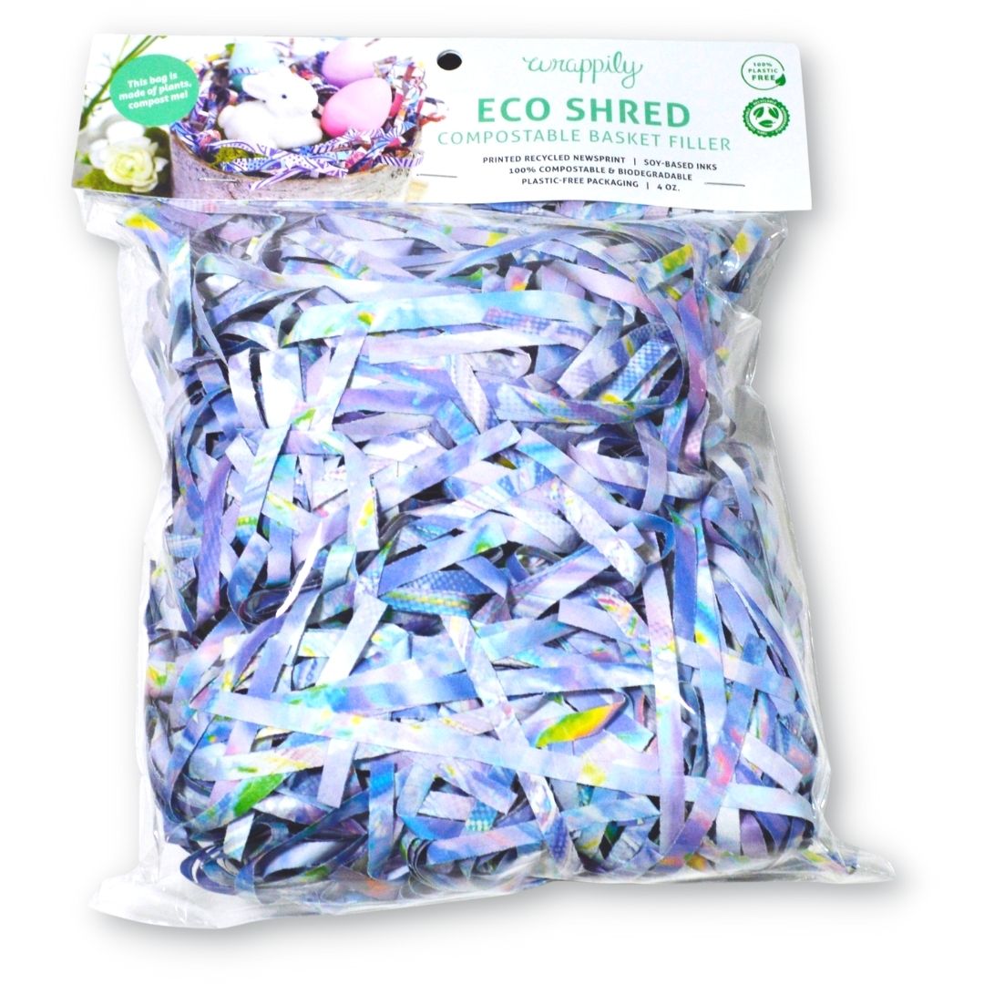 Plastic-free Basket Filler - Wrappily Eco Shred in Yellow