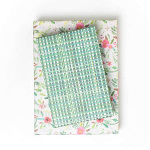 Liberty Floral Wrapping Paper pink and Green Wrapping Paper